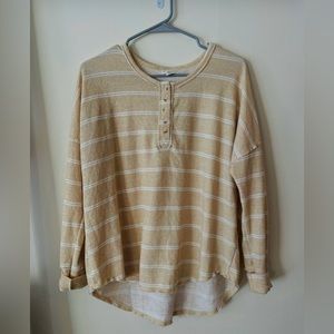 Billabong Long Sleeve Yellow Size Large